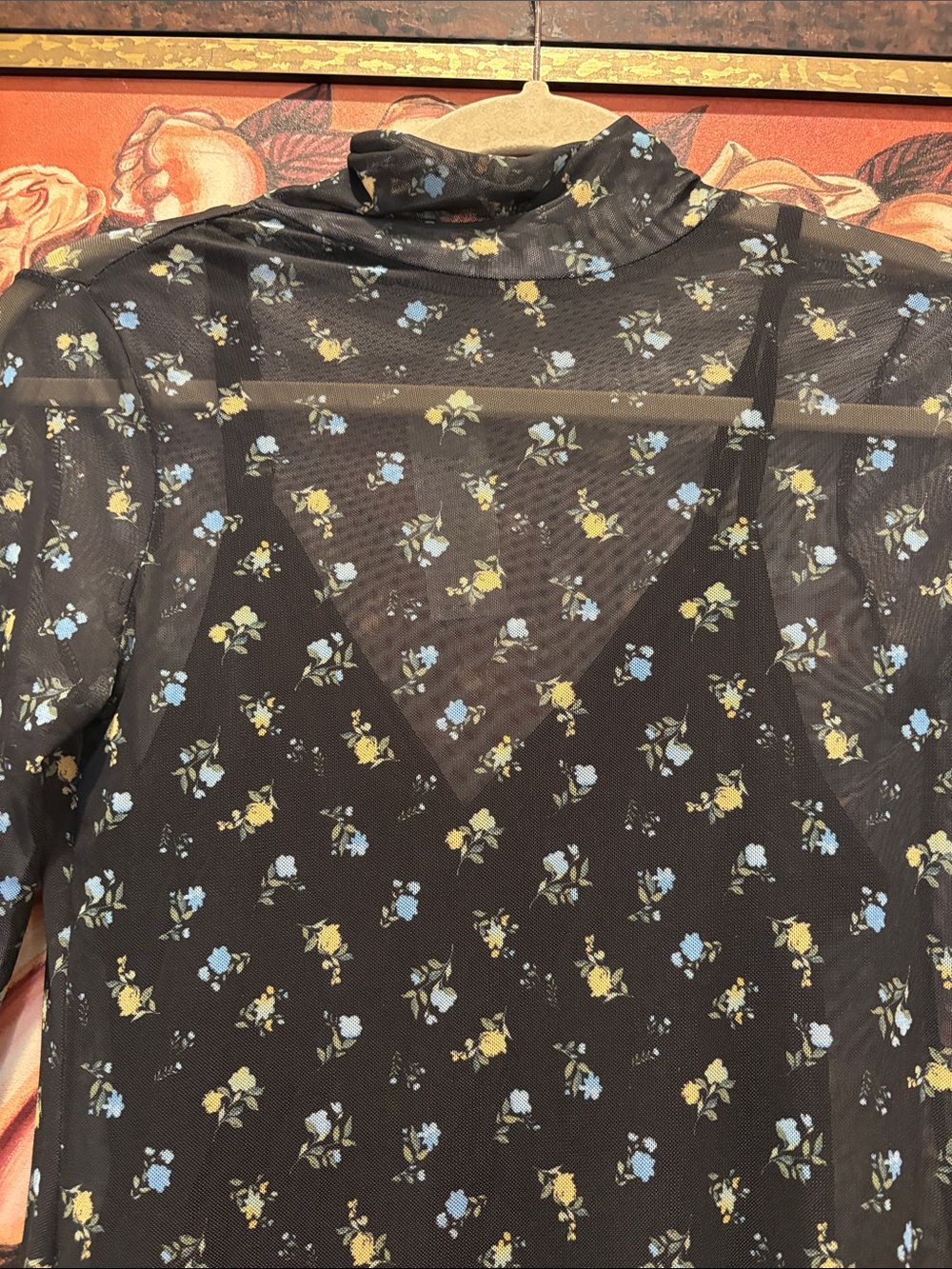 AFRM Marni Sheer Floral Midi Dress - Picture 4 of 6